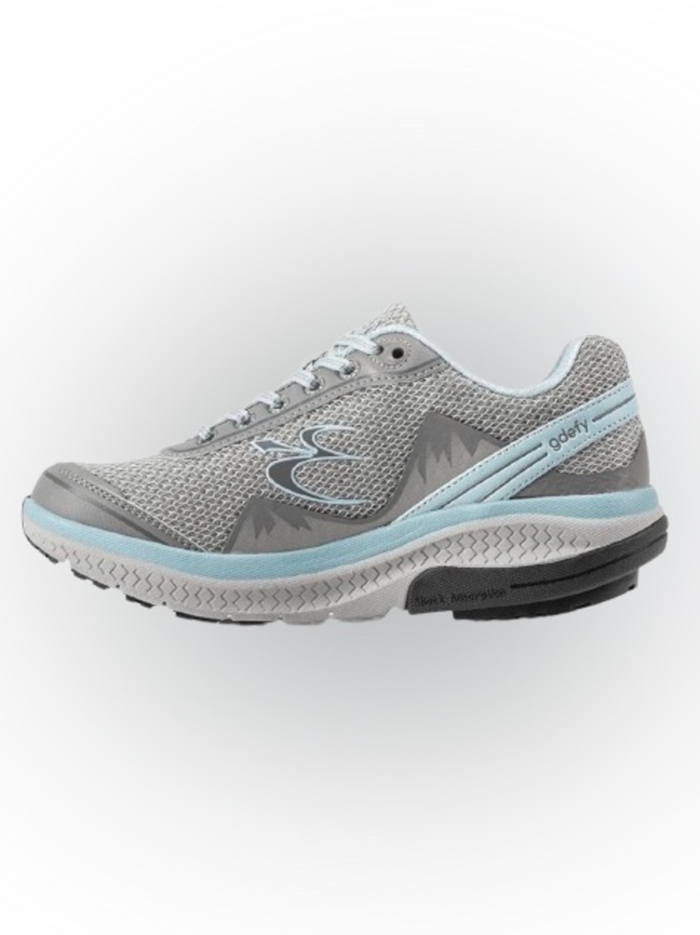 G-Defy Women’s Gravity Defyer Mighty Walk Sneakers Sz 8.5 Blue Gray Comfort